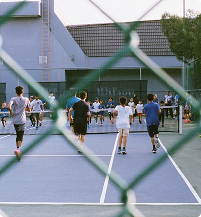 Tennis courts
