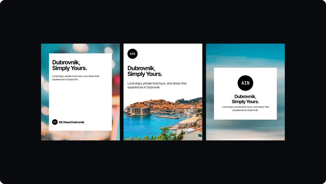 All I Need Dubrovnik branding tool